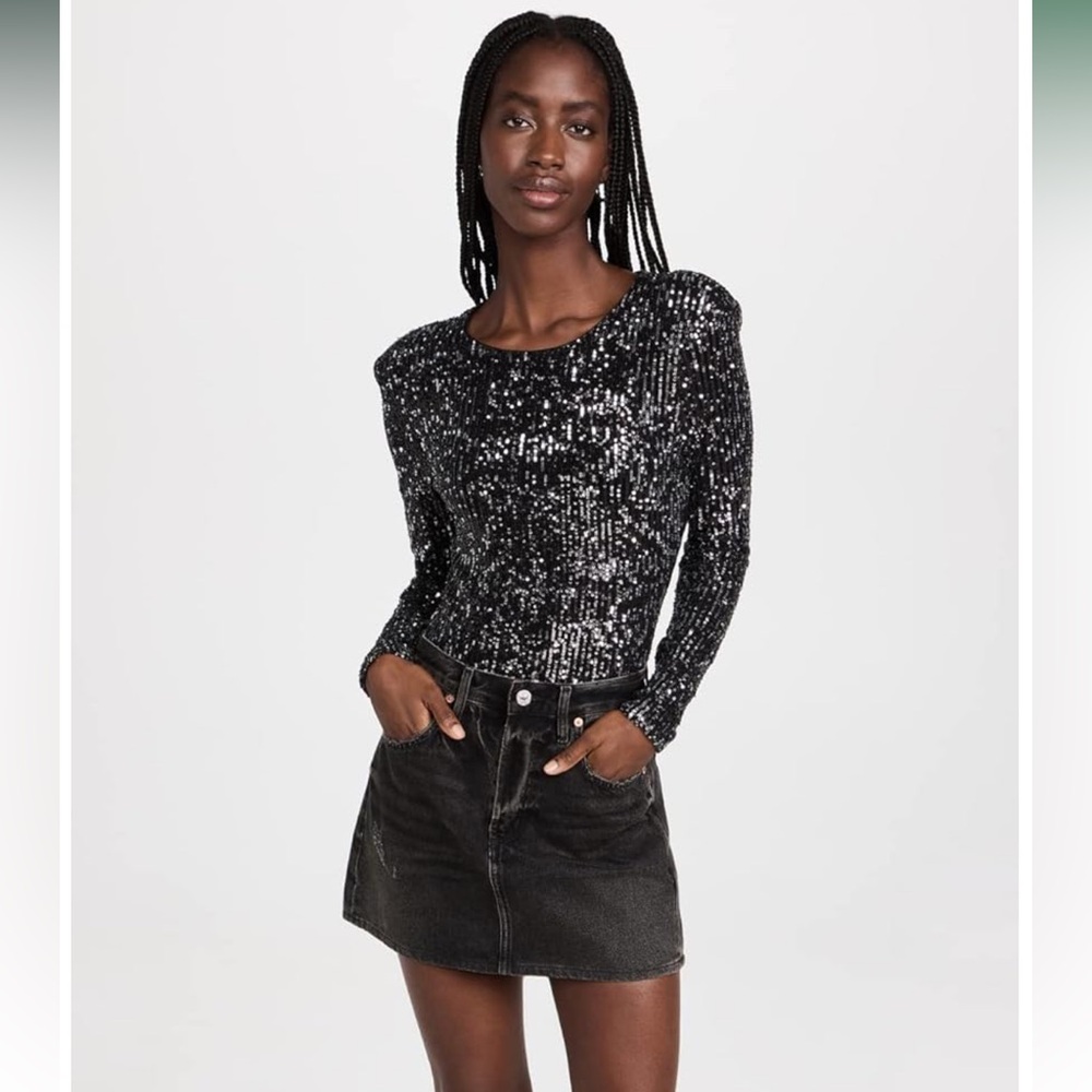 NWT Endless Rose Sequins Bodysuit